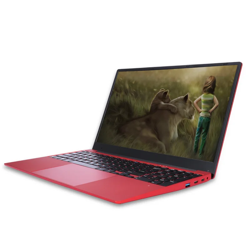 

Laptop factory directly sale with best price same configurations with famous brand lowest price, Red/silver