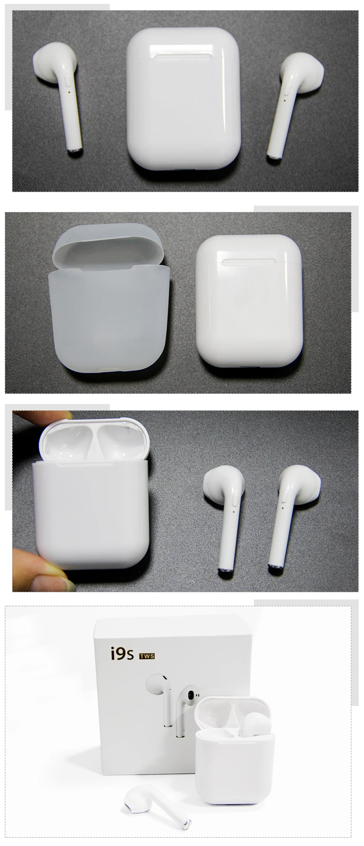 KC Certification i9s TWS Wireless Earbuds I9S Headphones with True Stereo Wholesale Price BT 5.0 Headset - ANKUX.COM