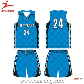 Healong Custom Spandex Keren Desain Jersey Basket Seragam 