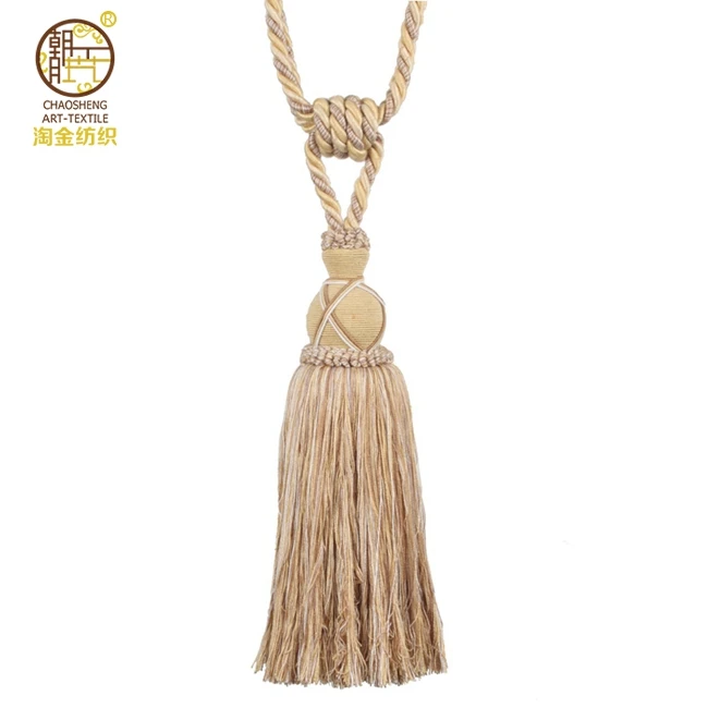 
Different Colors Cotton Curtain Accessories Tassel Tieback 