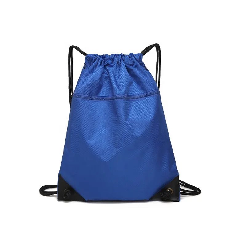 

Custom Logo Branded Lightweight Drawstring Zipper Backpack Bag
