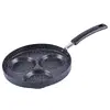 Japan hot sale 9.5" Aluminum Marble Coating Three Holes Non-stick Fried Egg Pan Bakelite Handle