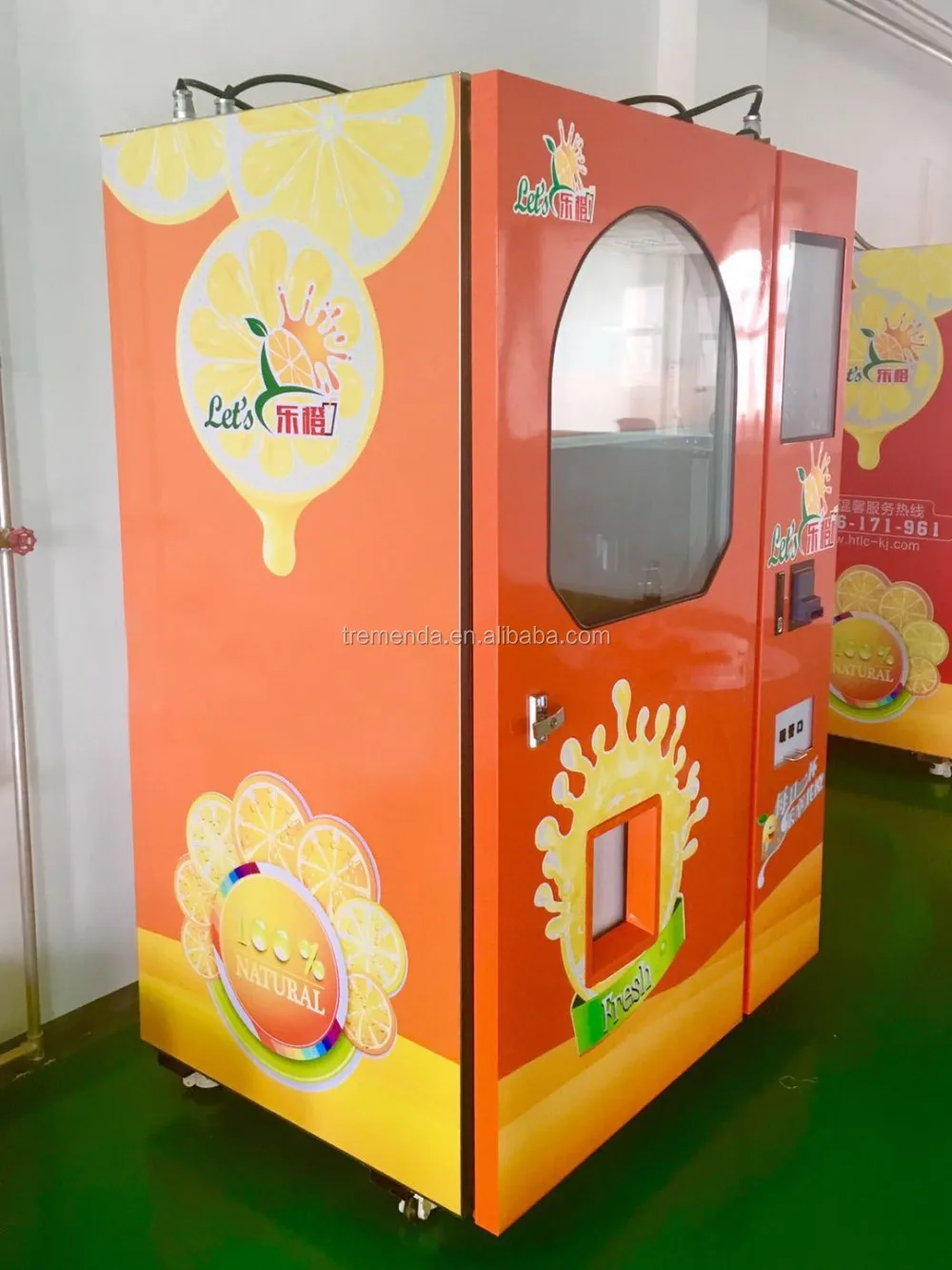 Wellmade Orange Juicer Vending Machine Automatic Buy Fruit Juice