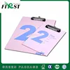 A4 cup board writing clip board strong 3mm paper cardboard binder with customized logo and printing for promotion