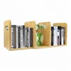 Totally Bamboo Bookends Adjustable Books Holder Desktop Organizer