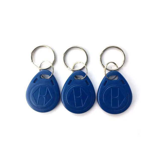 Apartment Security T5577 Rfid Key Tag Laser Number Abs Rfid Key Fob