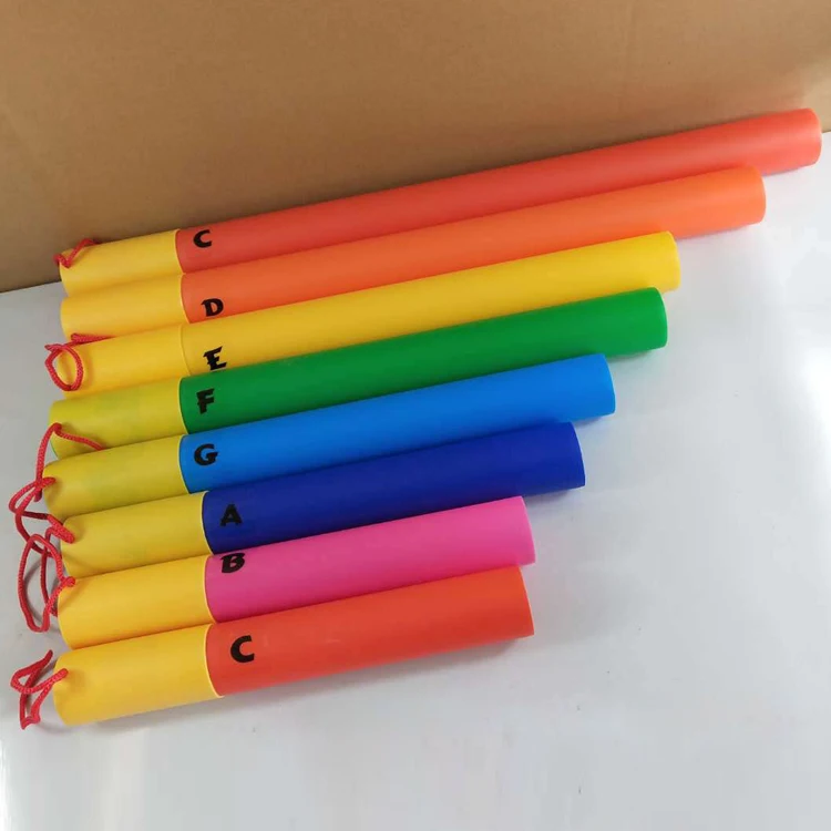 Orff Instrument - New Plastic 8 Tone Soundtube with Rope
