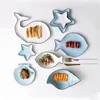 Zogift wholesale creative shape tableware porcelain dinner plates sets japanese tableware