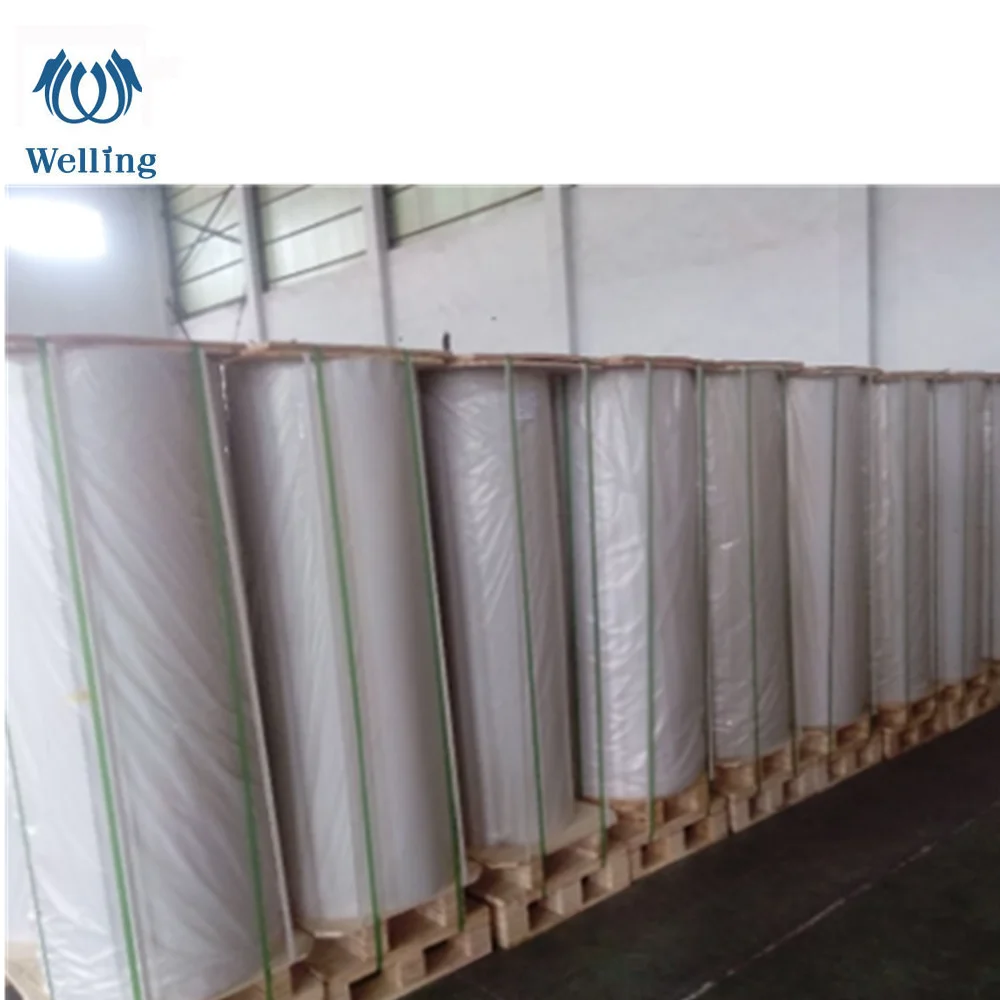 0.30.5mm Adhesive Antistatic Antiuv Pvc Lampshade Film Matt White