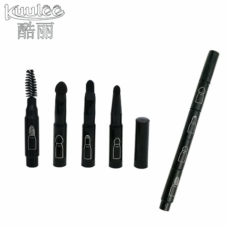 

Wholesale black foldable eyeliner shadow united eye brush makeup, Customized