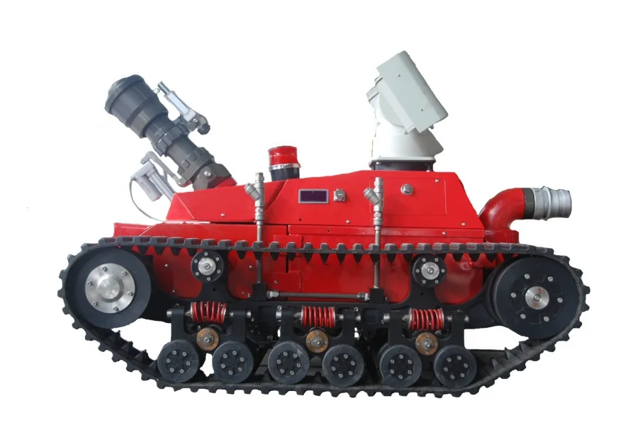 Efficient For Fireman Safety Remote Control Fire Extinguishing Robot