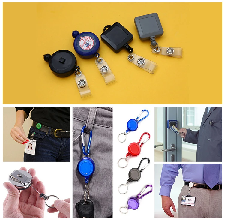 Badge reel usage
