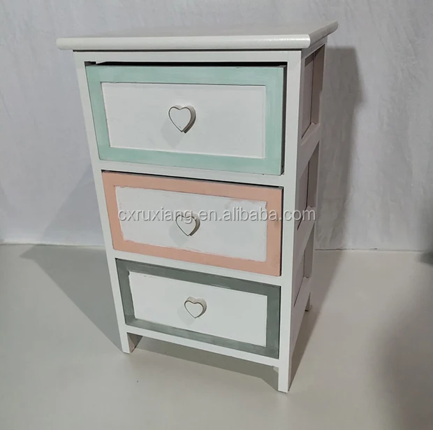 bedside table white