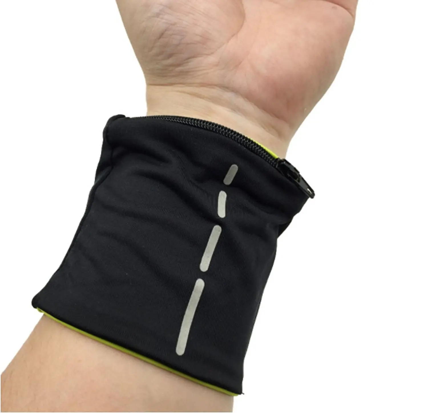 leveltech Wrist Sweatbands Sports Armband Wristbands For Football Basketball Running Athletic Sports With Zipper Pocket
