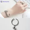 Shengyou Sterling Silver Jewelry Adjustable Cute Knuckle Ring For Girls