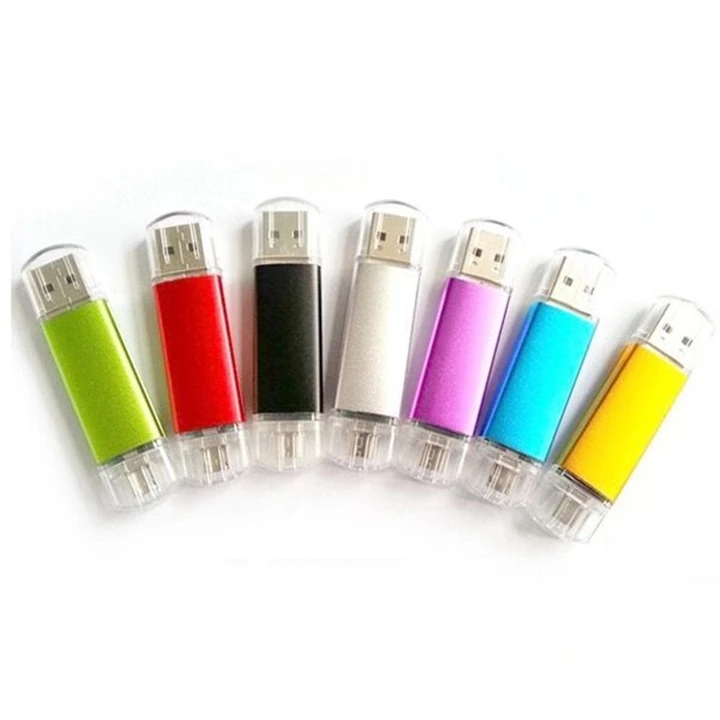 

Multi Colors Otg 1gb 2gb 8gb 16gb 32gb 2 In 1 Android Smart Phone Usb Pendrive Flash Memory Stick Drive For Huawei Samsung