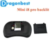 New product 2019 Mini i8 Pro air mouse backlit download tv remote control with great price 2.4ghz wireless keyboard