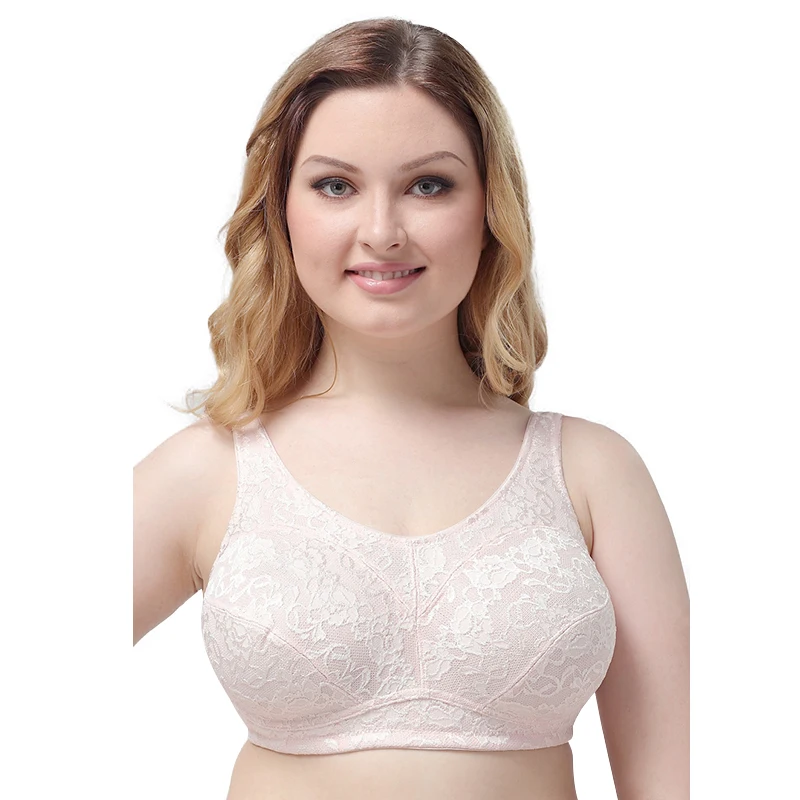 

Wholesale mature women lace push up bra plus size cup underwire bra