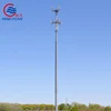 Aluminum telescopic communication tower pole antenna mast and communication tower