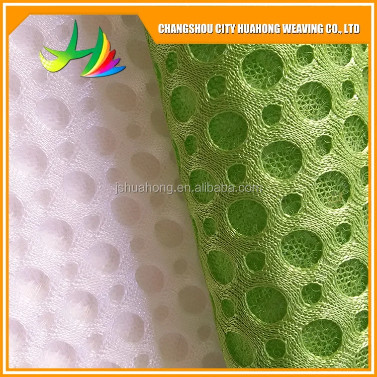 HH-007 cheap Big hole polyester air suitcase breathable factory direct mesh fabric for shoes used shoes