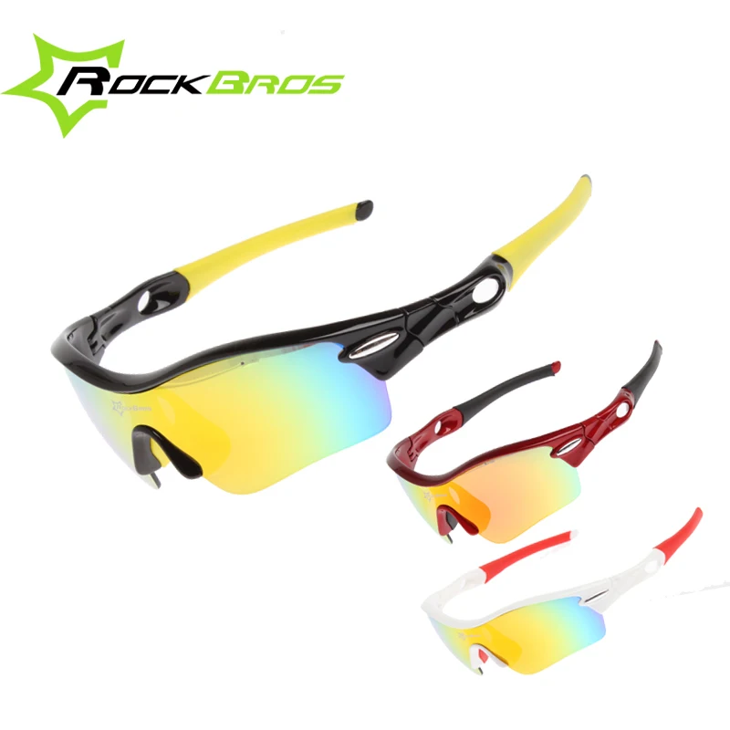 

Hot! RockBros Polarized Rainbow Color Lens Cycling Sun Glasses Outdoor Sports Bicycle Sunglasses TR90 Goggles Eyewear