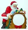 Santa claus photo frame for christmas