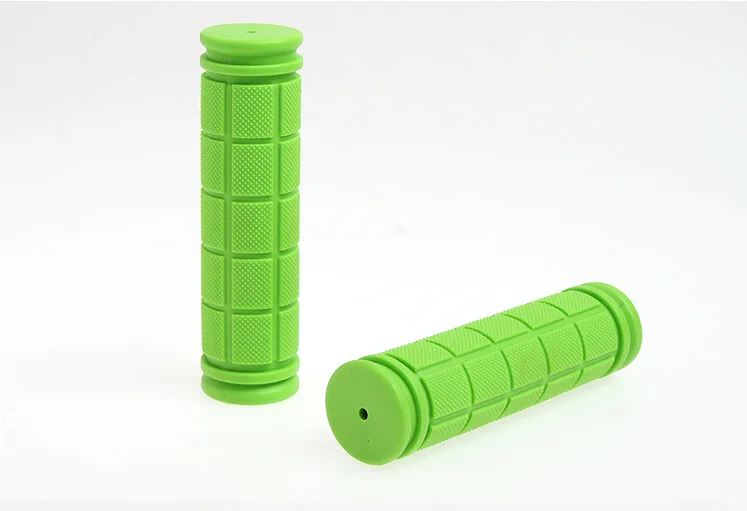 lime green bike grips