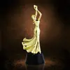 Plated Technique and Folk Art Style trophy for dancing