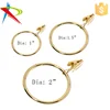Guangzhou funny Gold window curtain shower rings 3 size for clients