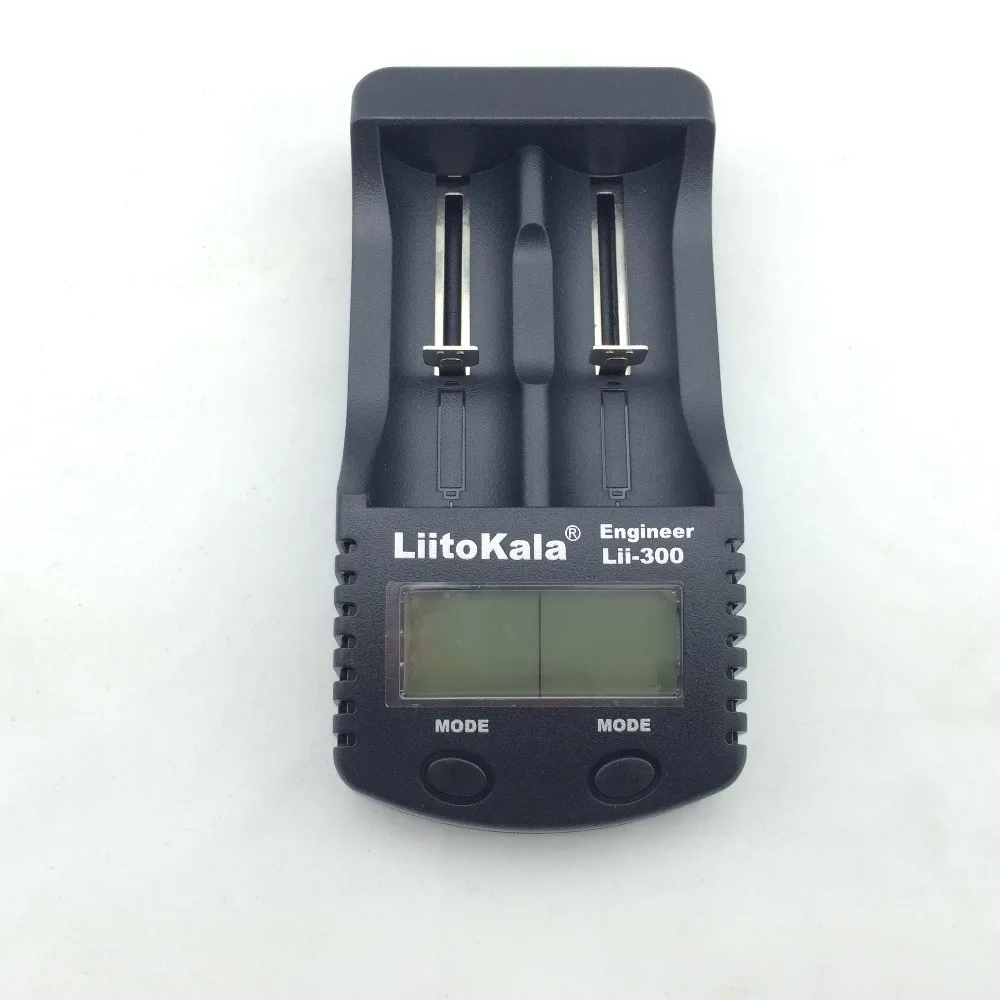 

LiitoKala Lii-300 Digital 18650 Charger LCD Display Battery capacity test 18650 carregador bateria charger Free shipping, Black