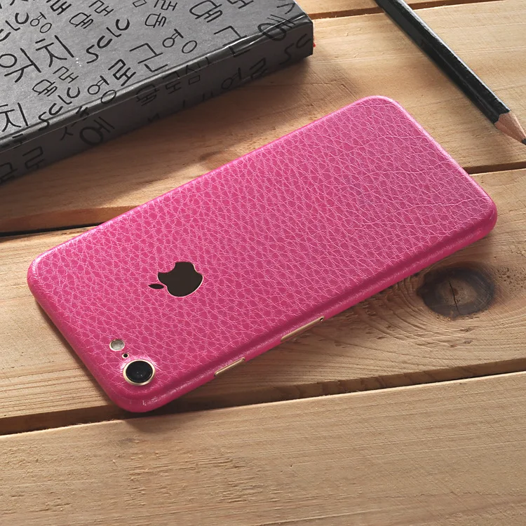 Back Cover Anti-Scratch leather style Skin Sticker For iphone 6 7 8p x