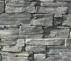 cheap black natural stone veneer and stone ledge for wall cladding WSV18