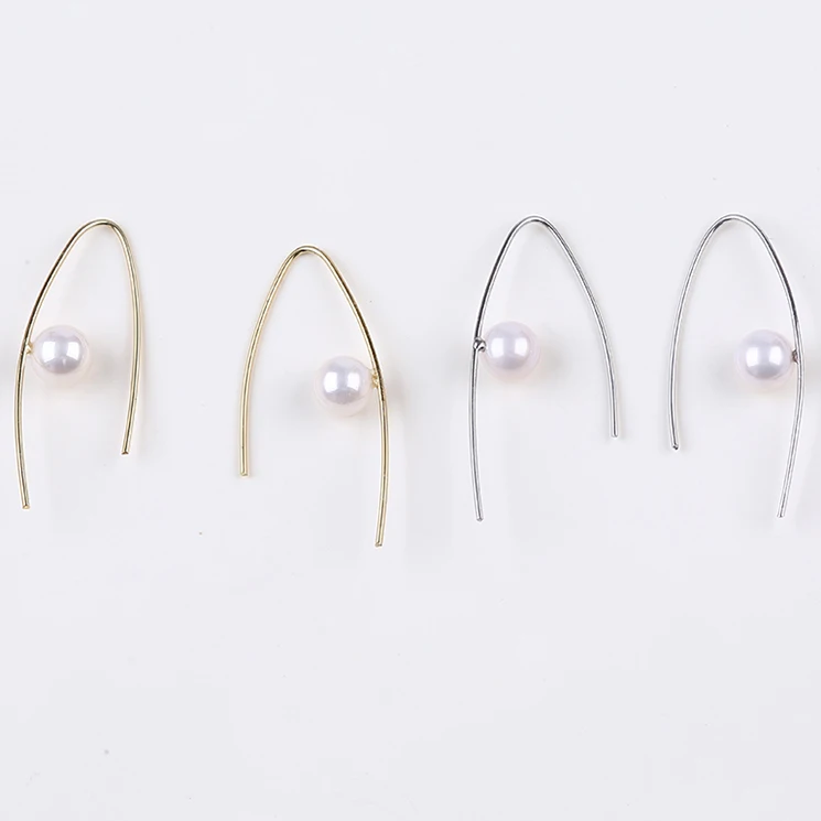 

Cool stud sterling silver jewellery earrings for women, White