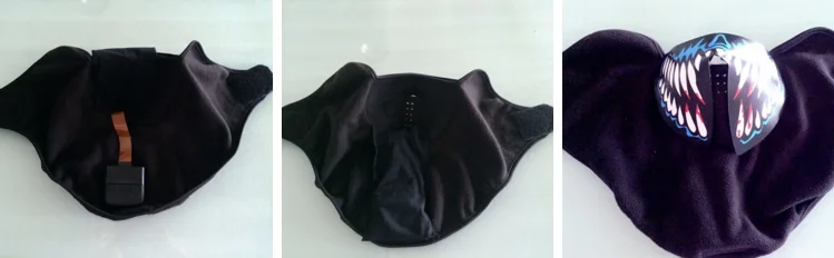 2018 New sound controlled EL mask for Halloween/Christmas