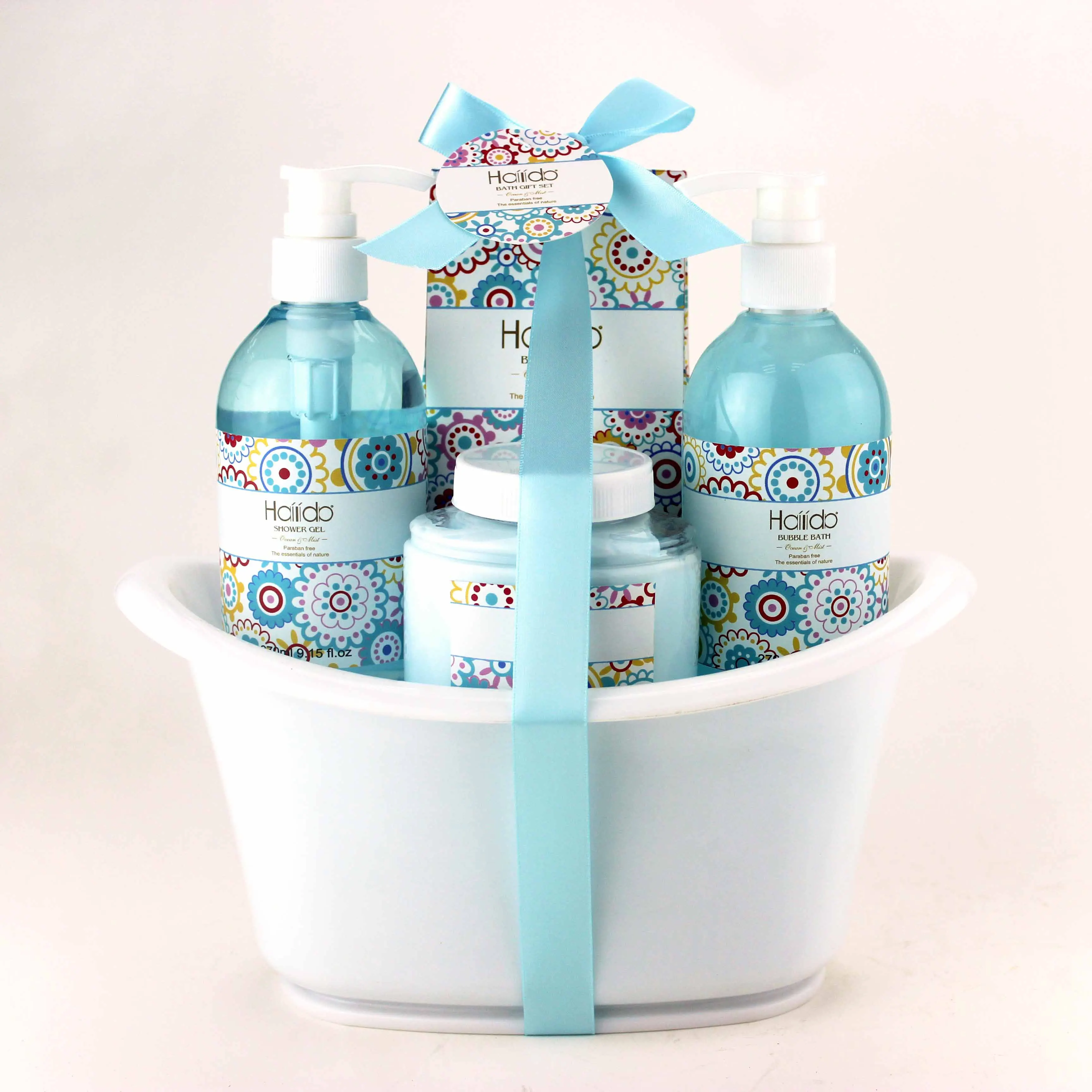 
Natural Luxurious Body Spa Bathroom Aromatic Shower Gel Body Lotion Bath Gift Sets 