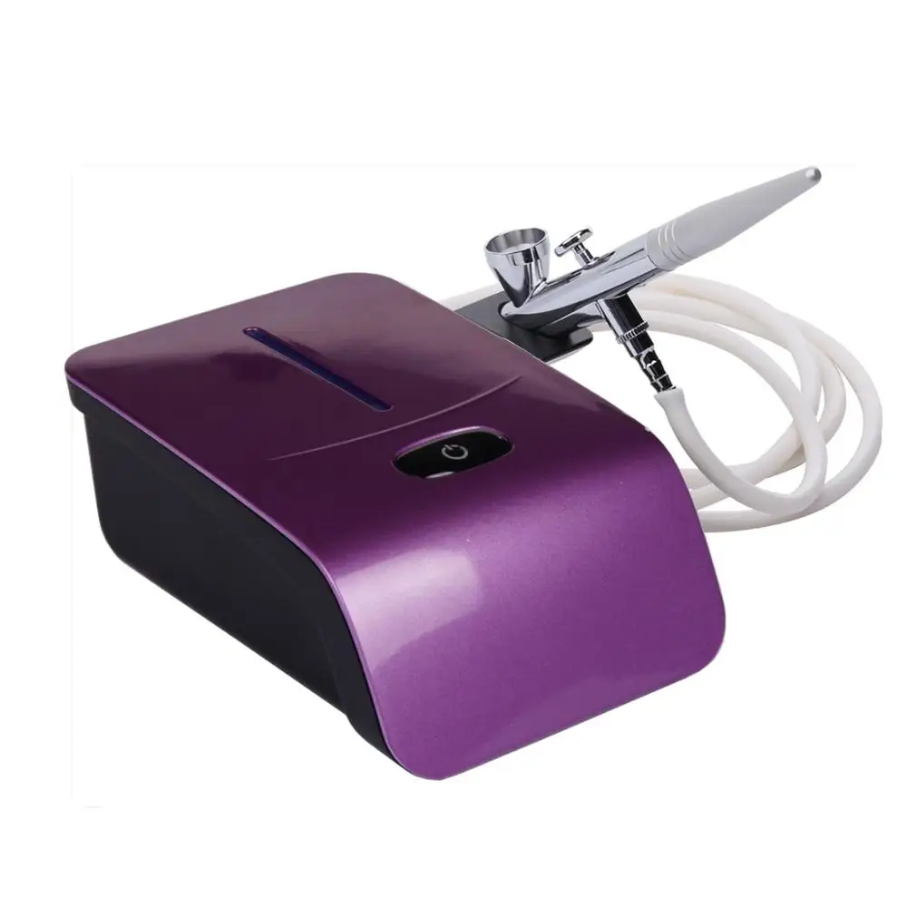 

Airbrush Kit, Dual Action Air Brush Kit Spray Gun for Nail Art and Craft Projects Tattoo Makeup, Customized