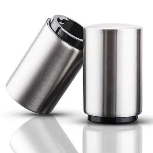 Image of Custom Stainless Steel Bar Dinner Party Restaurant Home Wine Beer Drink Round Bottle Opener