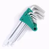 Professional chrome plated allen spanner set of keys