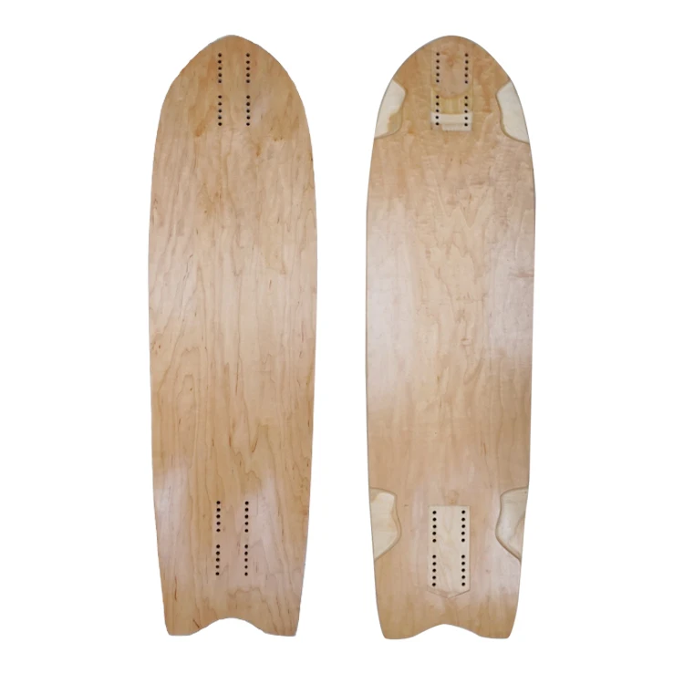 

Custom Pro Blank Longboard Decks With Canadian Maple and Glass Fiber Material