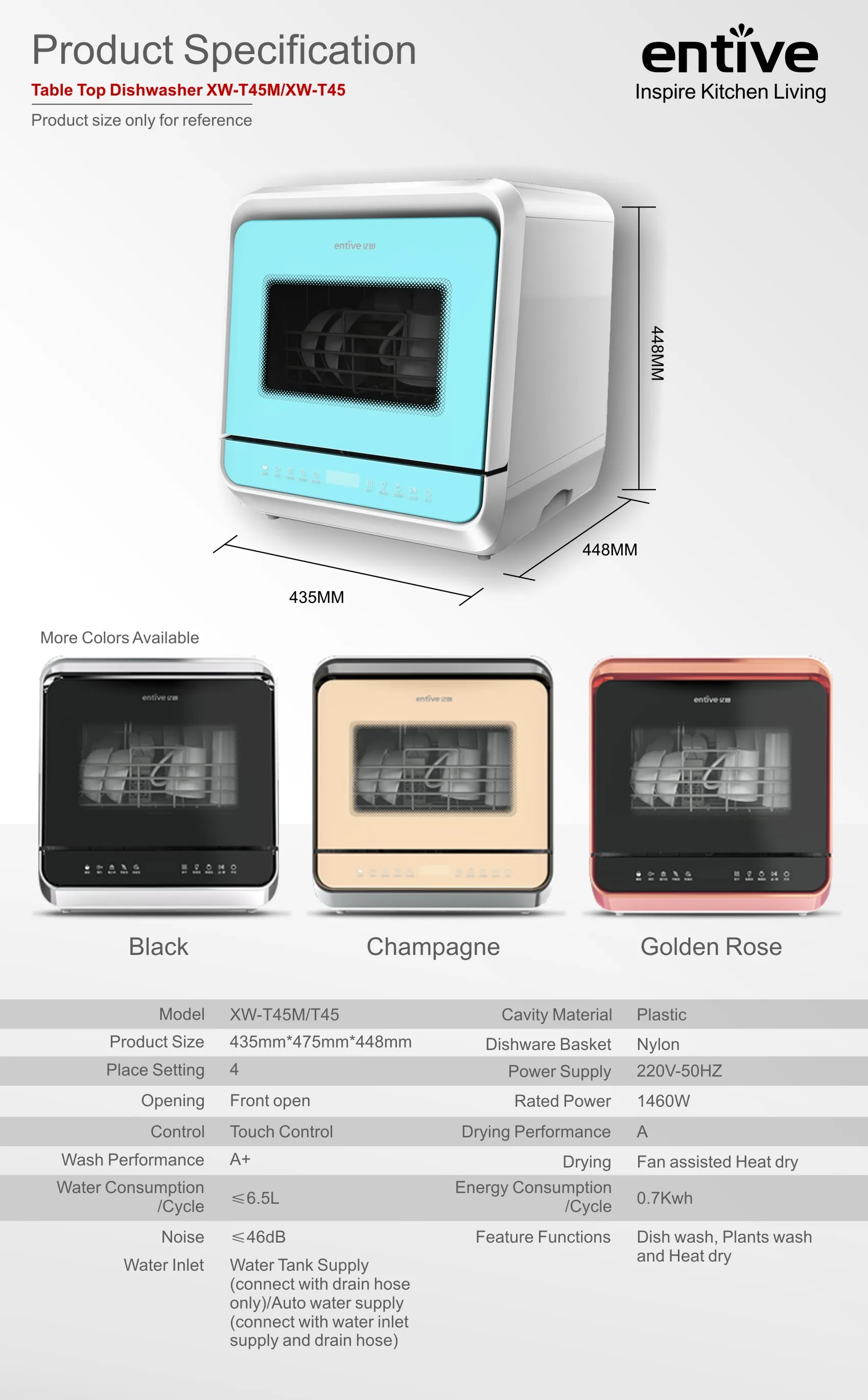 entive mini dishwasher