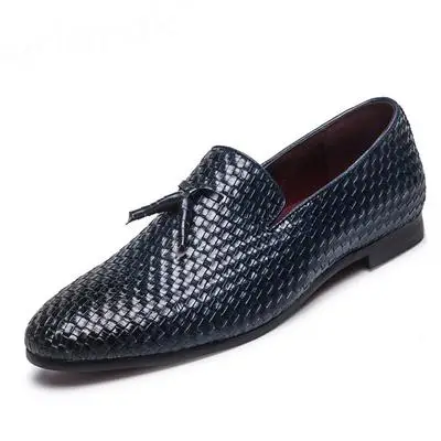 

Men Breathable Loafers Tassel Weave Men's Flats Casual Comfortable Shoes