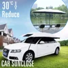 SUNCLOSE Factory electric car covers garage tinted car sun visor auto open and close double layer umbrella