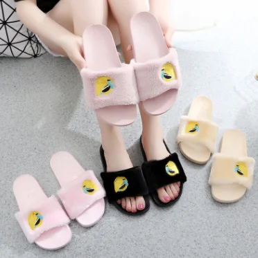 

Autumn and winter fashion new style slippers women indoor and outdoor slippers, Pink/black/dark pink/khaki