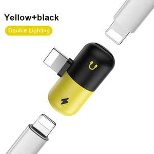 Pill Shape 3 1 Charger Headphone Adapter iPhone