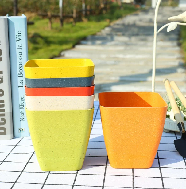 批发竹纤维可降解花盆花盆