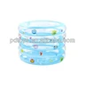PVC inflatable 5-ring transparent round indoor swimming pool