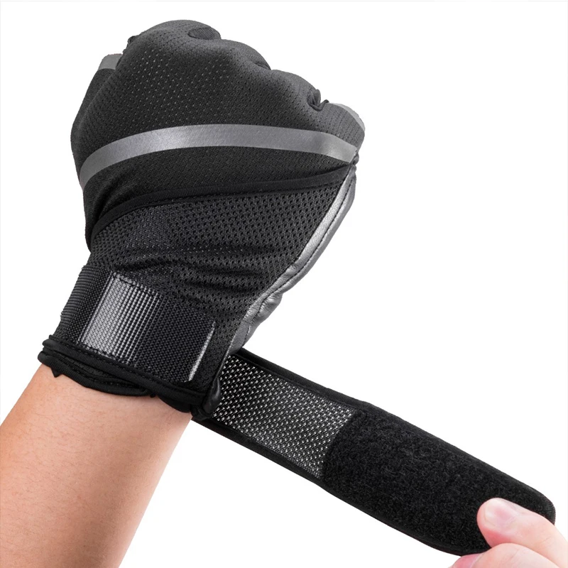 

Customized Gym Hand Gloves Anti-Slip Breathable outdoor Sports Gloves Protective Body Building Half Finger Gloves For Men Women, Black