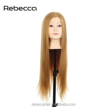 blonde hair mannequin head