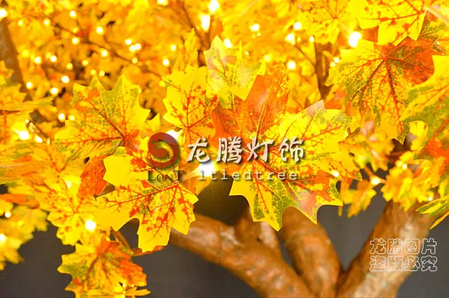 
2020 Hotsale Waterproof artificial led maple tree 