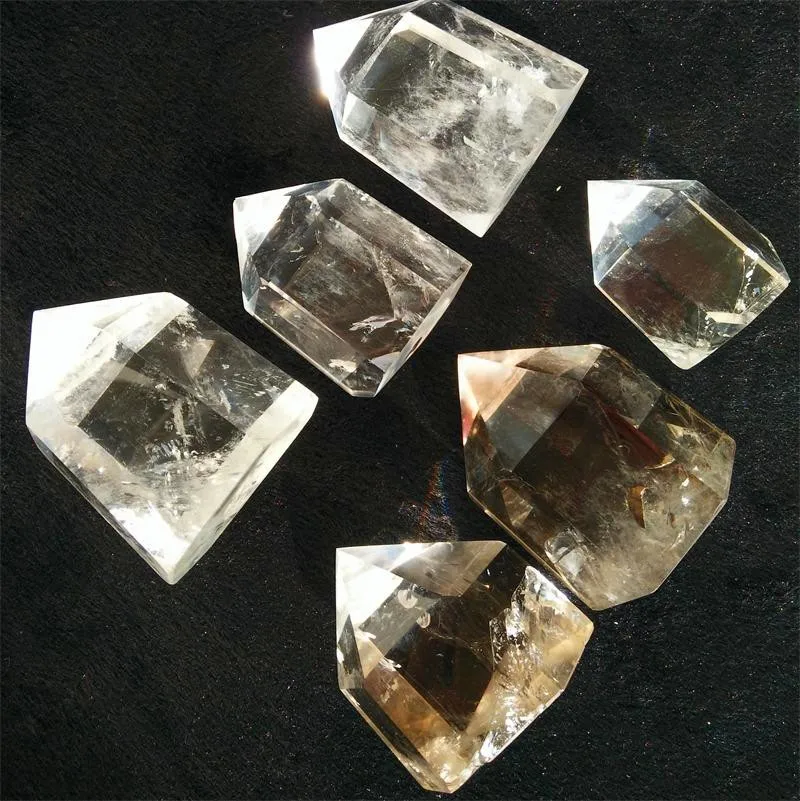 Free Standing Natural Polished Quartz Single Terminated Crystal Point
